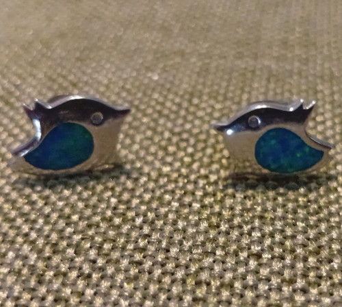 Silber 925 ohrstecker vogel - 925,