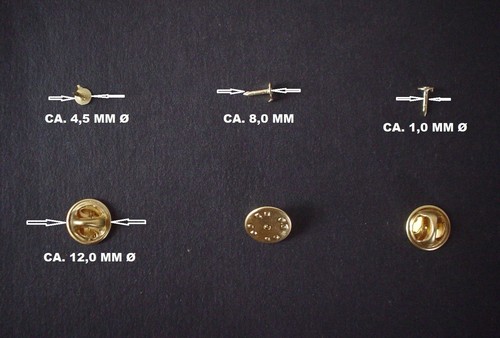 500 goldfarben pins pin - 25,
