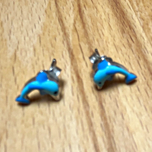 Ohrstecker delfinmotiv - ohrstecker,