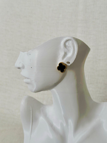 Kleeblatt ohrstecker - kleeblatt,