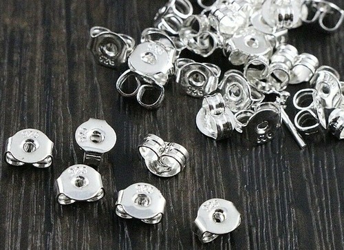 Ohrmutter 925er sterling - 10,