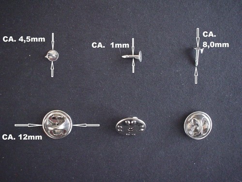 500 silberfarben pins pin - silberfarben,