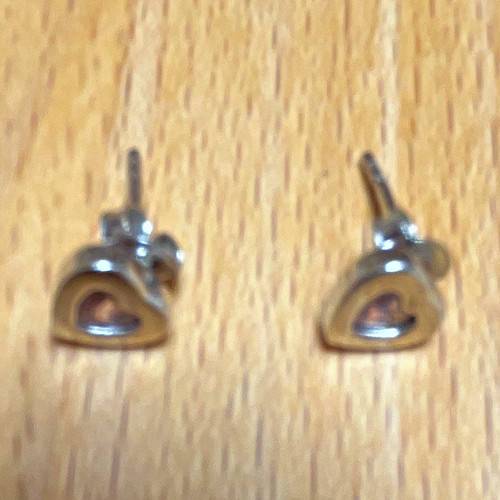 Ohrstecker herzform - ohrstecker,