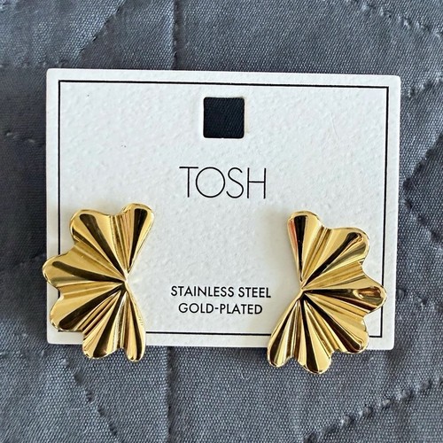 Tosh vergoldete ohrstecker - tosh,