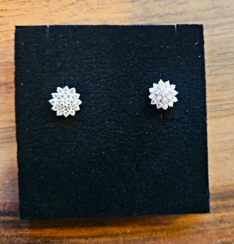 Blumen ohrstecker sterling - blumen,